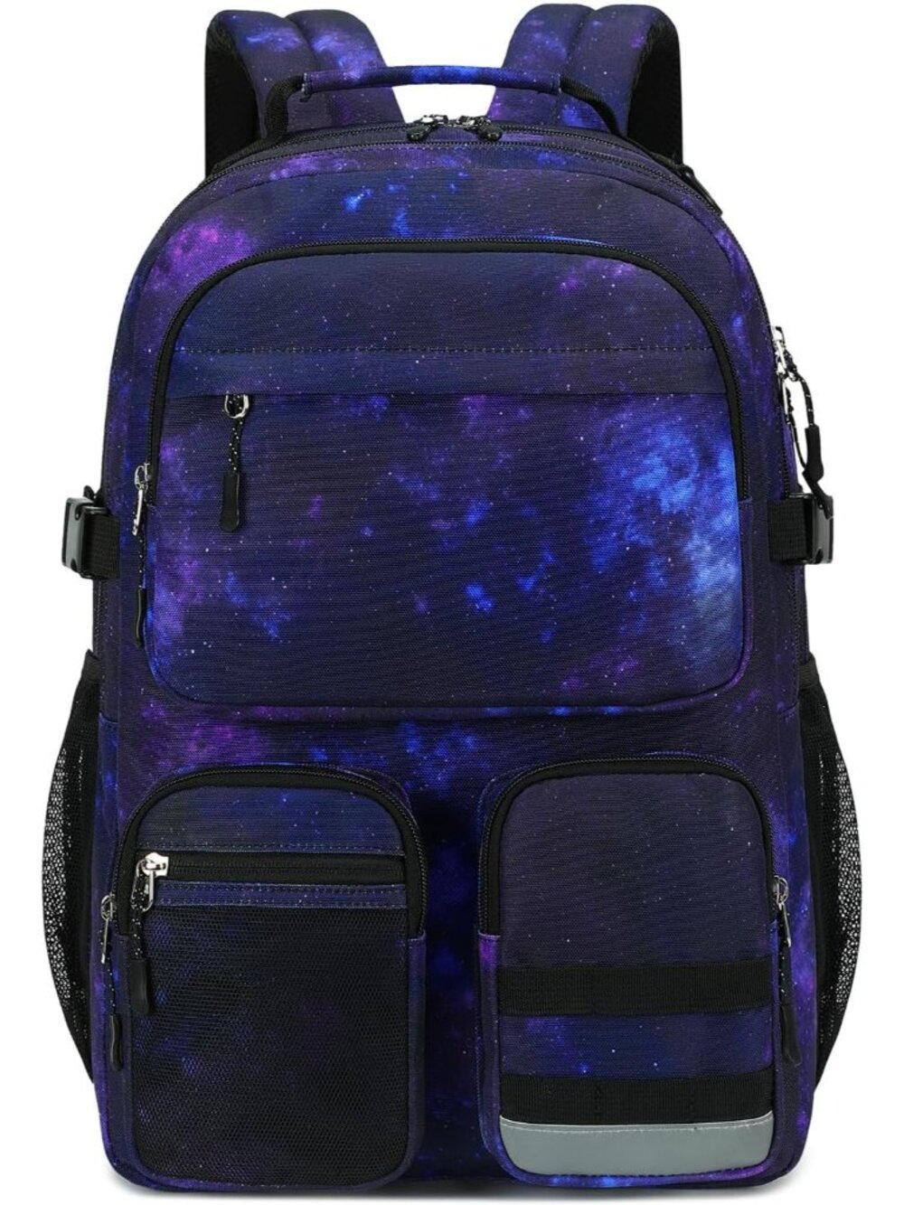 Galaxy Water-Resistant Laptop Backpack with Multi-Pockets & Adjustable Comfort